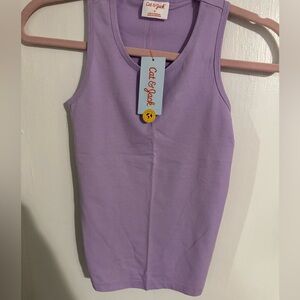 NWT Girls Lilac Tank Top